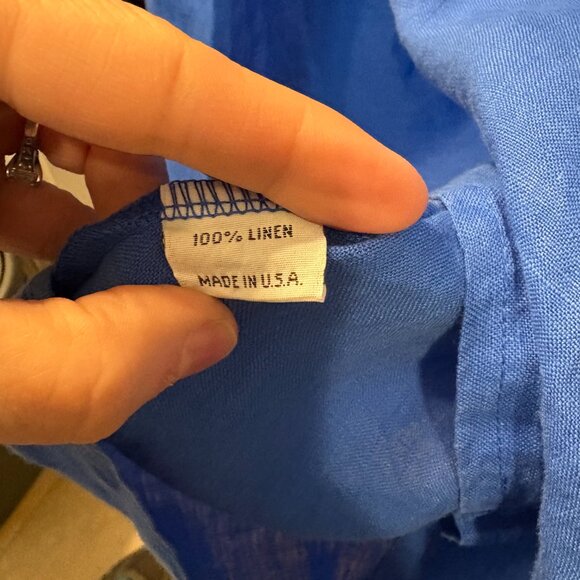 Bryn Walker Linen Dress with Pockets - Picture 5 of 7